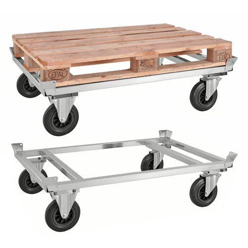 Pallvagn med pallstyrning Pallvagn med pallstyrning