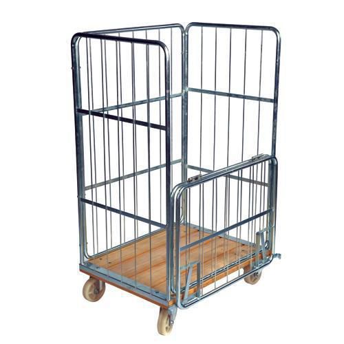 Rullcontainer, 4-sidig, förstärkt Rullcontainer, 4-sidig, förstärkt