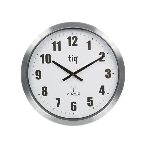 Väggur radiokontrollerat alu