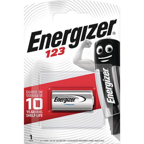 Litiumbatteri för elektroniska apparater - 123 - Energizer