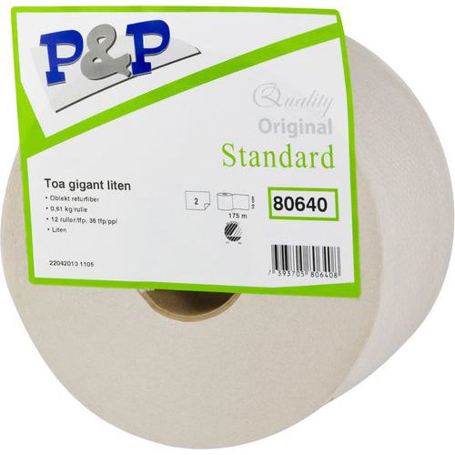 Toalettpapper Gigant Liten - P&P Toalettpapper Gigant Liten - P&P