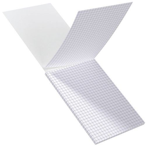 A5-block med hålstansade flashcards, 5x5 rutor, 210 g, vita – Oxford ...