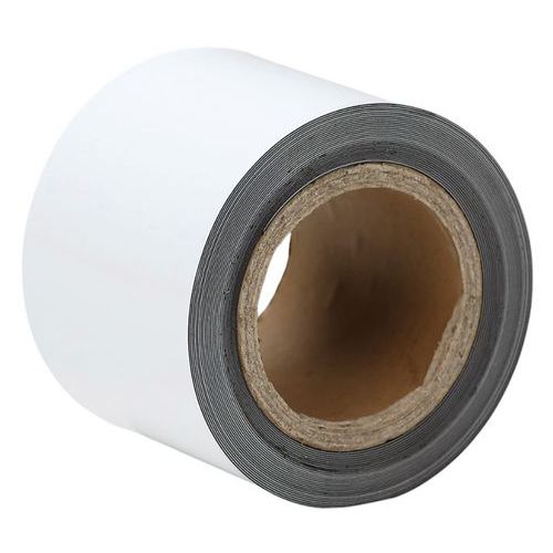 Raderbar magnetisk markeringstejp - 10 m - vit - Manutan Expert